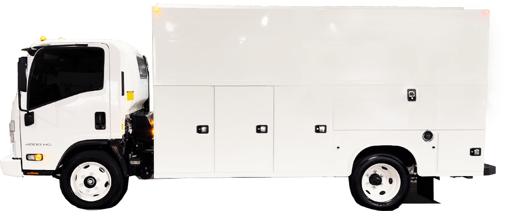 LCF g1, best service body, Gorilla Truck box G1